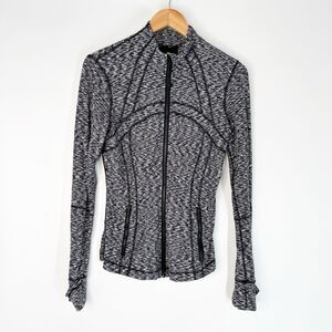 Lululemon Define Jacket Size 8 Heather Black Soft Full Zip Track Jacket